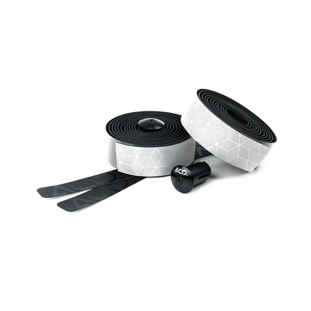 uPRISE Bikes Cube Acid RC 3.0 Bar Tape - Black/White | Price match, 365 day return s, 18-Month Warranty, Finance Available & Free UK Delivery