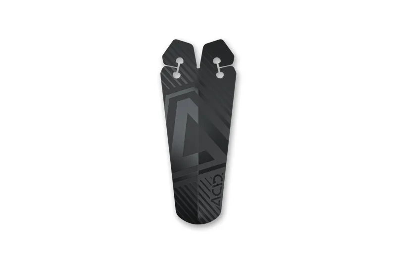 Cube Acid Splash Rear Mudguard - Black/Glossy Black