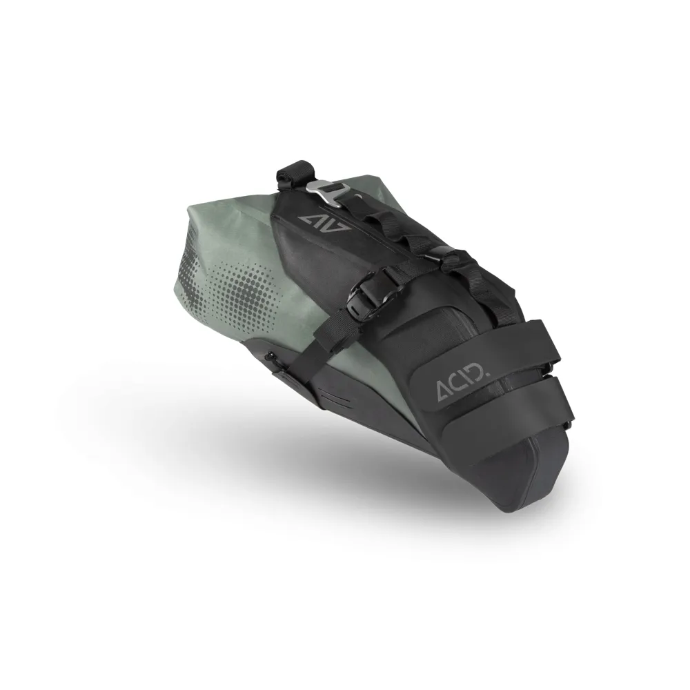 uPRISE Bikes Cube Acid Pack Pro 11L Saddle Bag - Black/Green | Price match, 365 day return s, 18-Month Warranty, Finance Available & Free UK Delivery