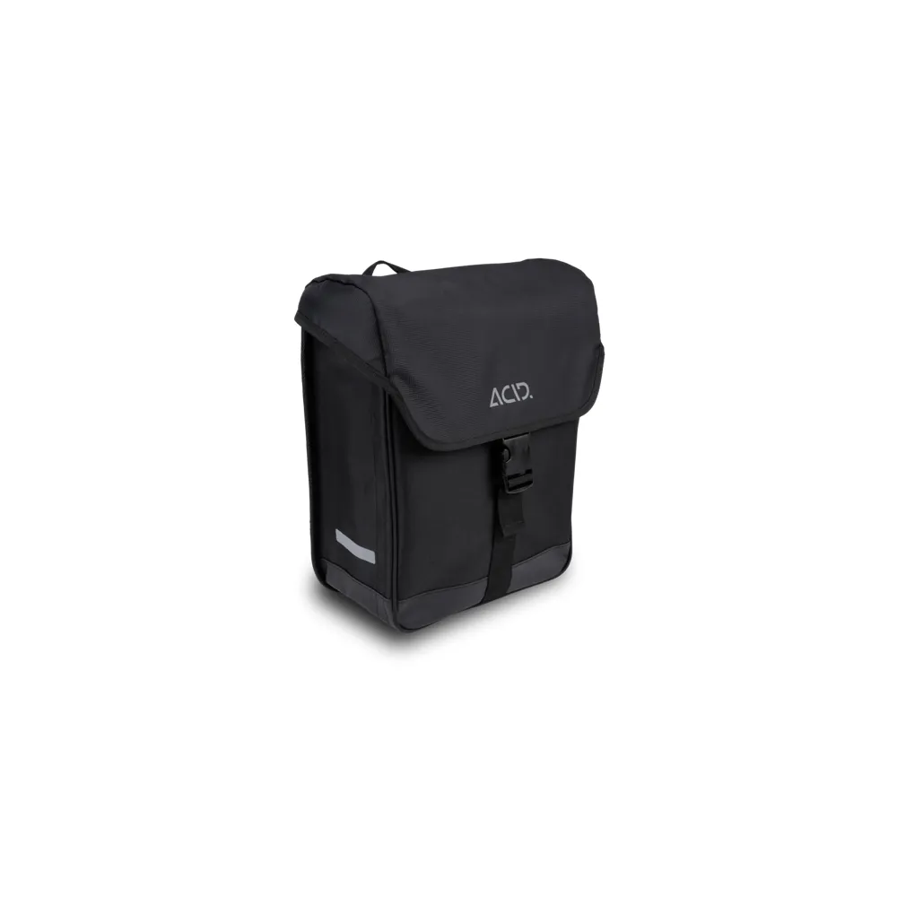 uPRISE Bikes Cube Acid CMPT 15L Pannier Bag - Black | Price match, 365 day return s, 18-Month Warranty, Finance Available & Free UK Delivery