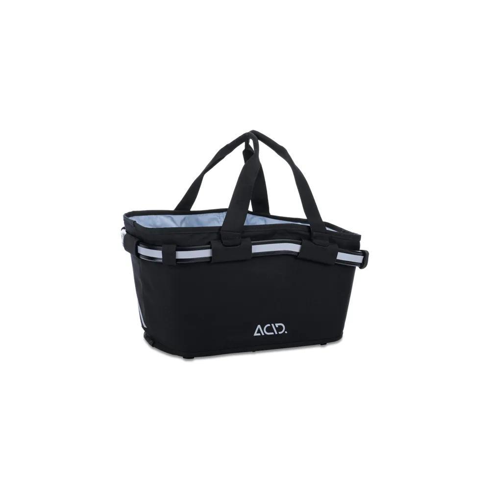 uPRISE Bikes Cube Acid City 20L RILink Carrier Basket - Black | Price match, 365 day returns, 18-Month Warranty, Finance Available & Free UK Delivery