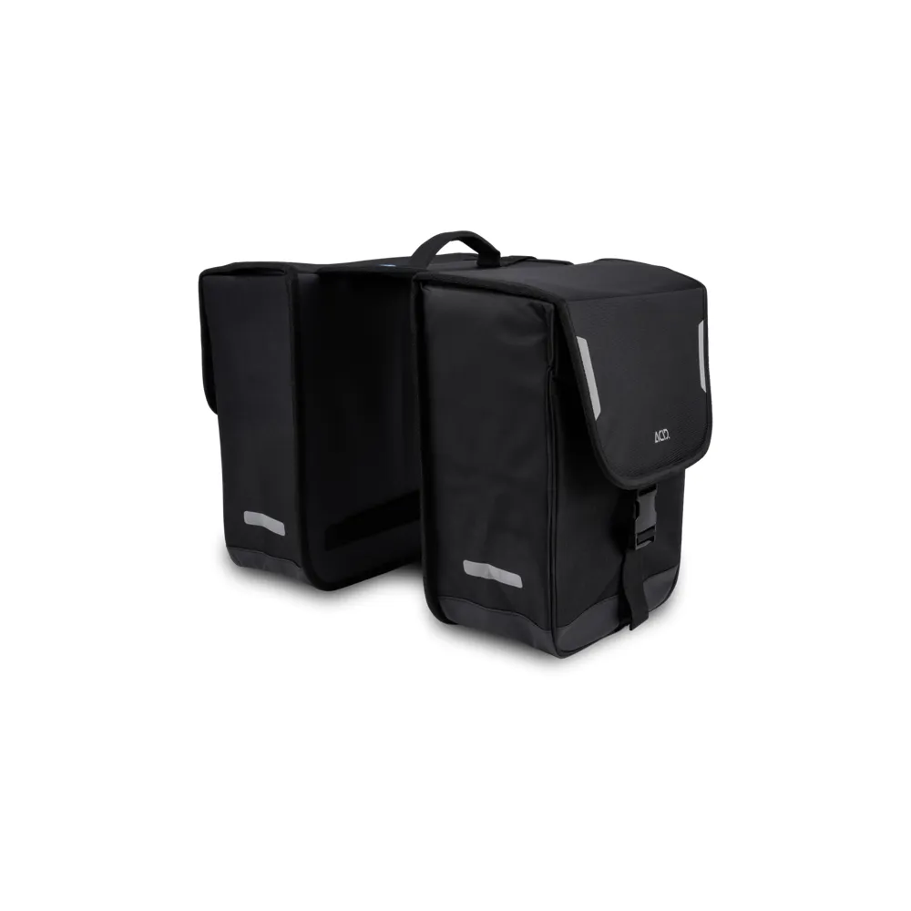 uPRISE Bikes Cube Acid City 15L Classic Double Pannier Bags - Black | Price match, 365 day return s, 18-Month Warranty, Finance Available & Free UK Delivery