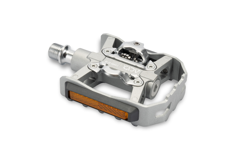 Cube Acid Combo A7-IB Classic MTB Pedals - Silver-3
