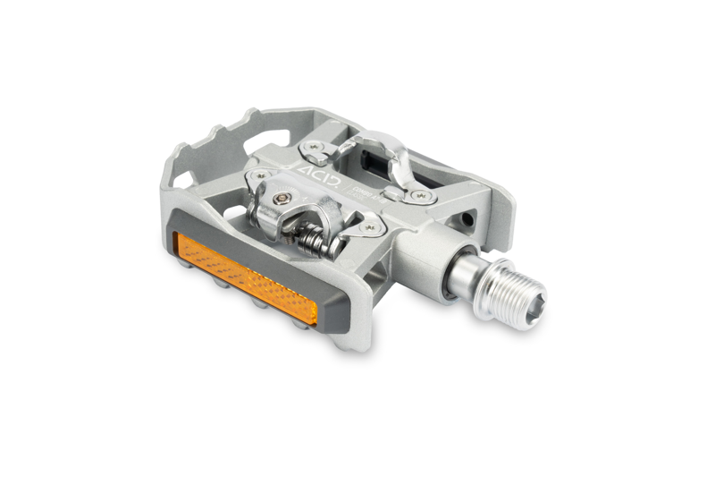 Cube Acid Combo A7-IB Classic MTB Pedals - Silver-4