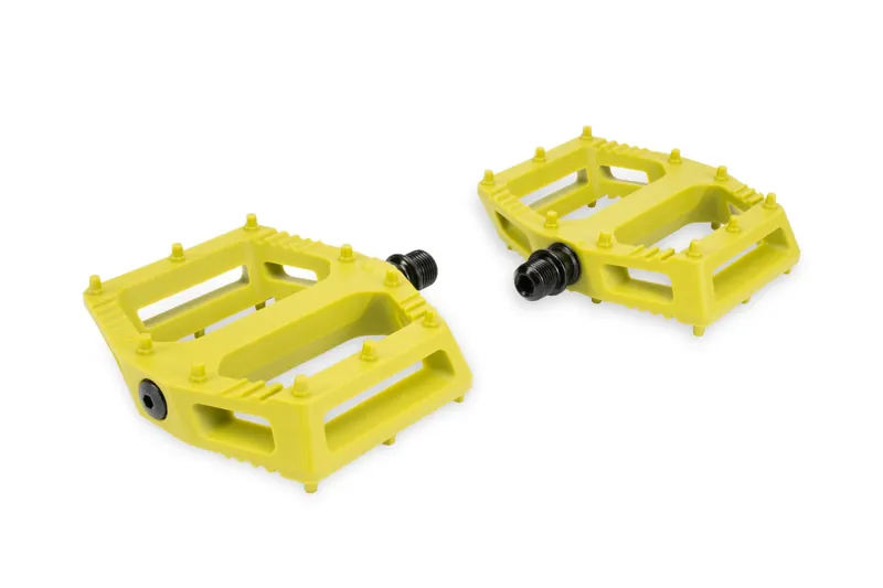 Cube Acid C6-ZP Flat MTB Pedals - Lime-1