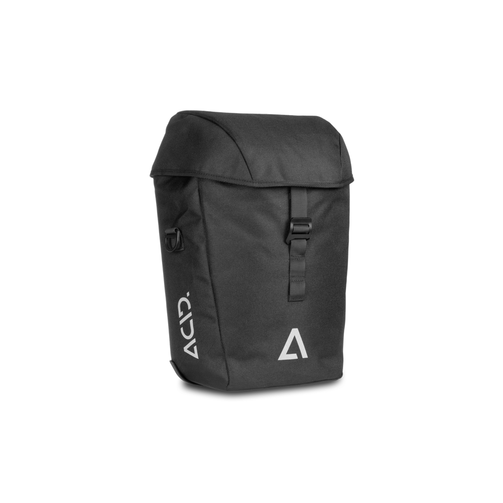 uPRISE Bikes Cube Acid City 15 CILink Pannier Bag - 15 Litre - Black | Price match, 365 day returns, 18-Month Warranty, Finance Available & Free UK Delivery