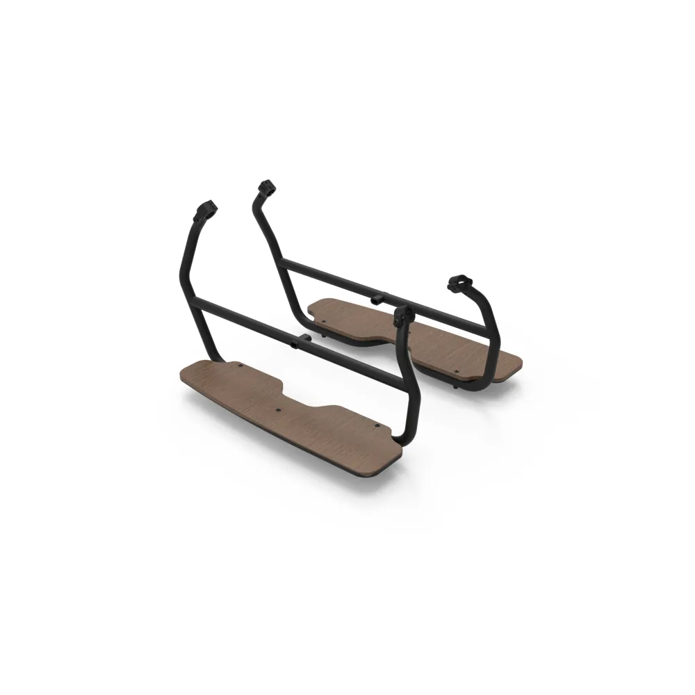 uPRISE Bikes Cube Longtail Stepping Board Set - Black | Price match, 365 day return s, 18-Month Warranty, Finance Available & Free UK Delivery