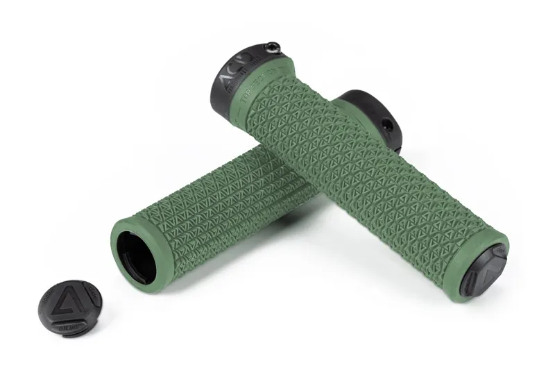 Cube Acid Icon One MTB Grips - Olive-1
