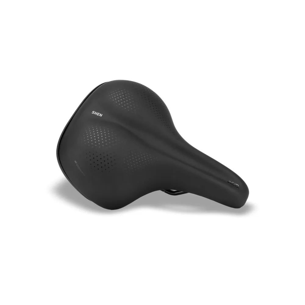 uPRISE Bikes Cube Saddle Shen Comfort Saddle - Black | Price match, 365 day return s, 18-Month Warranty, Finance Available & Free UK Delivery