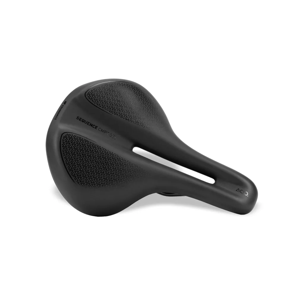 uPRISE Bikes Cube Acid Sequence CMPT Gel Saddle - Black | Price match, 365 day returns, 18-Month Warranty, Finance Available & Free UK Delivery