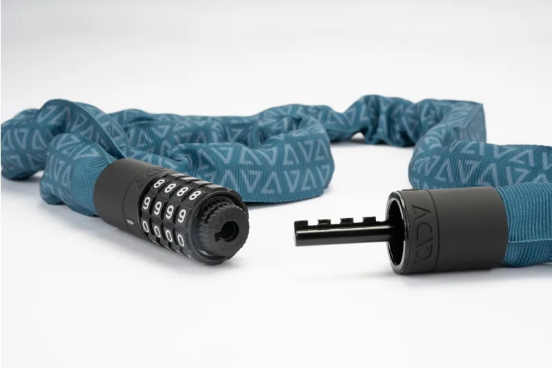 Cube Acid Corvid C120 Combination Chain Lock - Blue-2