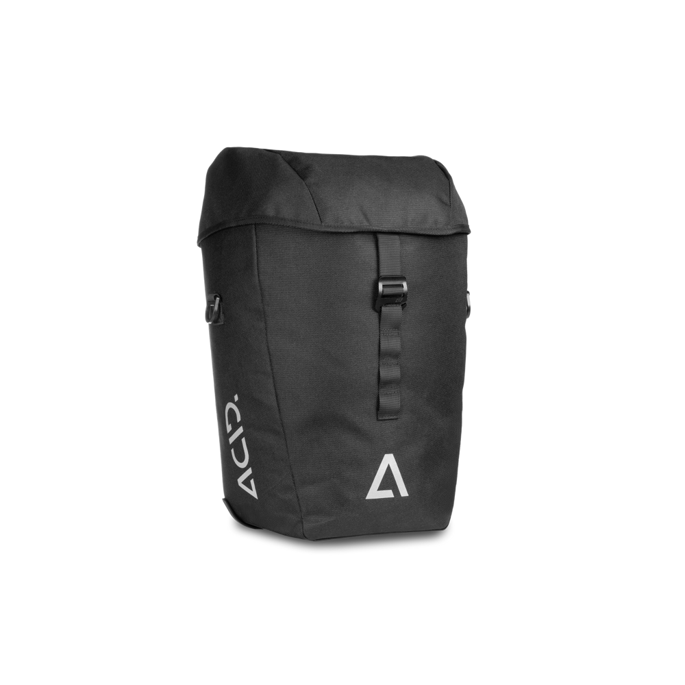 uPRISE Bikes Cube Acid City 20 CILink Pannier Bag - 20 Litre - Black | Price match, 365 day returns, 18-Month Warranty, Finance Available & Free UK Delivery