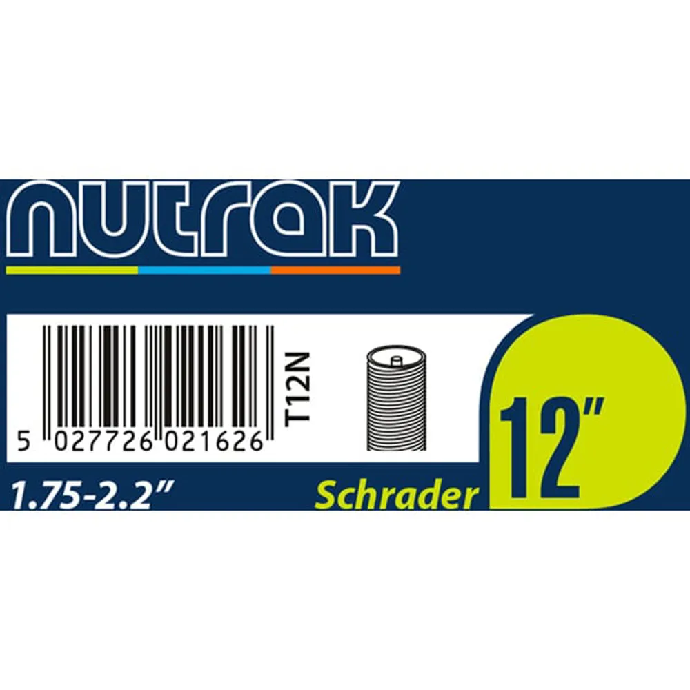uPRISE Bikes Nutrak Inner Tube - 12 x 1.75 - 2.2 inch - Schrader | Price match, 365 day returns, 18-Month Warranty, Finance Available & Free UK Delivery