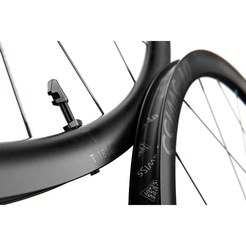 Dt Swiss T 1800 Clincher 30mm Front 700c Track Wheel - Black-1
