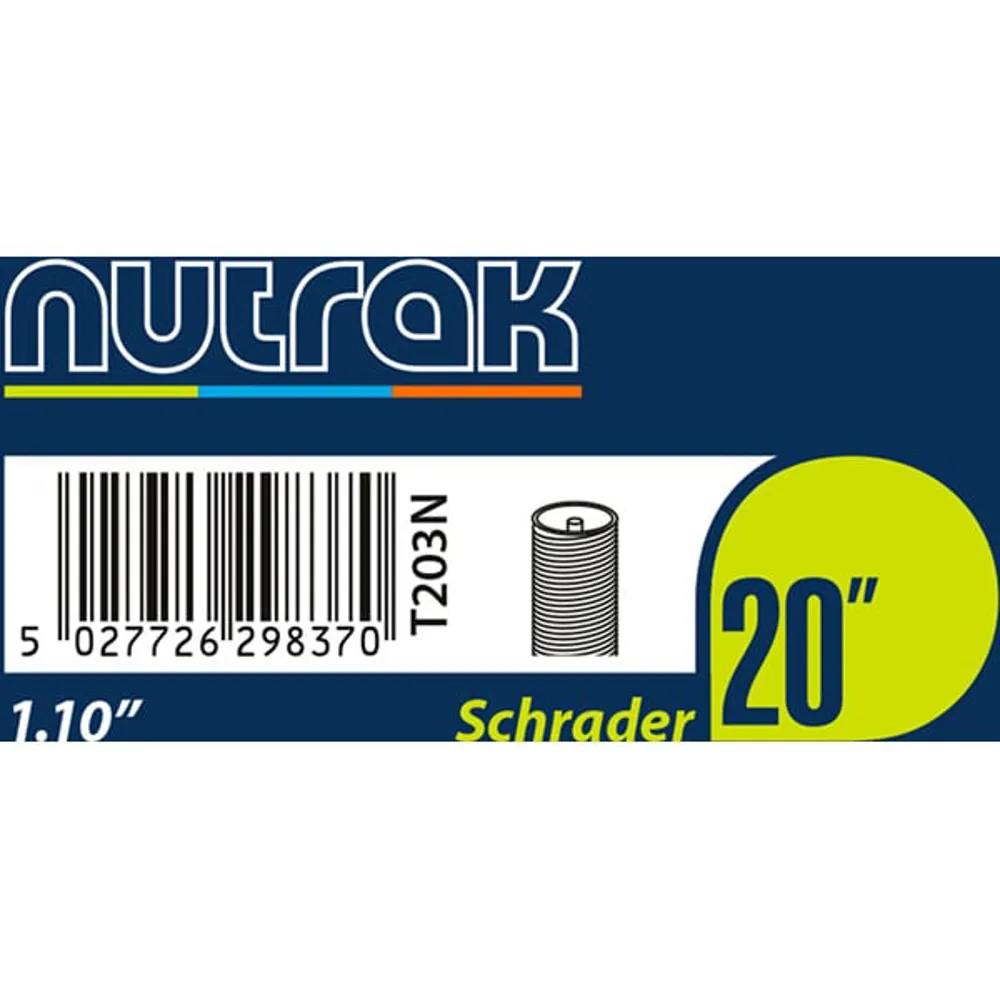 uPRISE Bikes Nutrak Inner Tube - 20 x 1.1 inch - Schrader | Price match, 365 day returns, 18-Month Warranty, Finance Available & Free UK Delivery