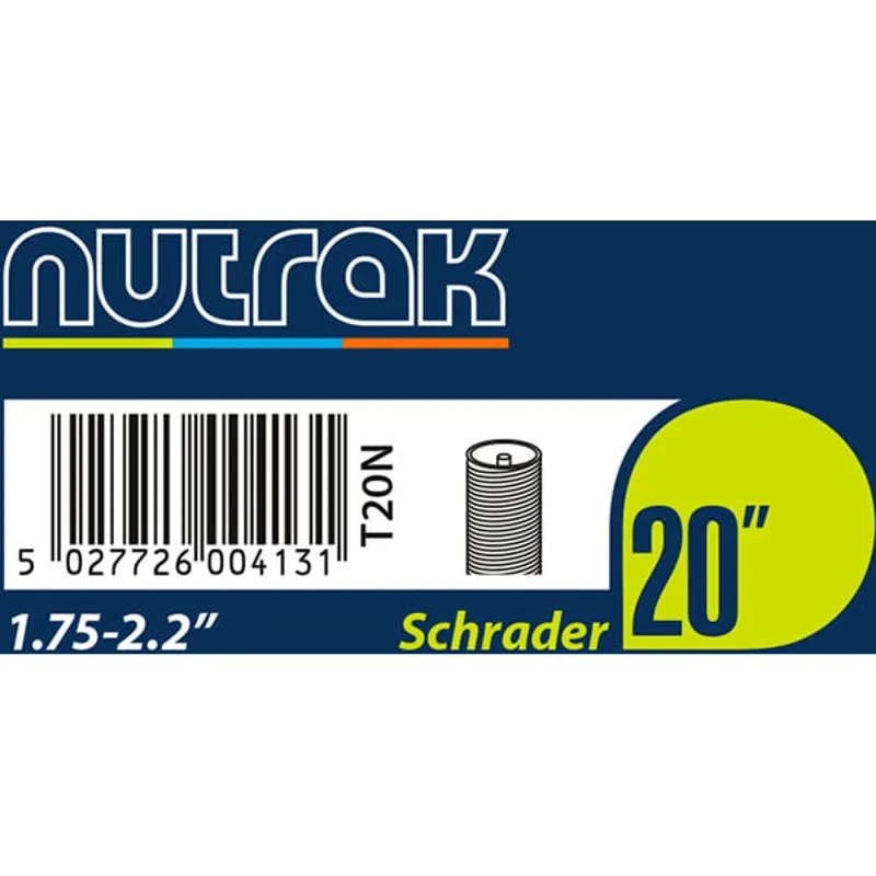 Nutrak Inner Tube - 20 x 1.75-2.2 inch - Schrader