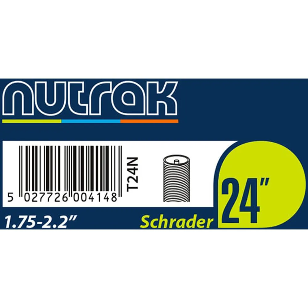 uPRISE Bikes Nutrak Inner Tube - 24 x 1.75 - 2.2 inch - Schrader | Price match, 365 day returns, 18-Month Warranty, Finance Available & Free UK Delivery
