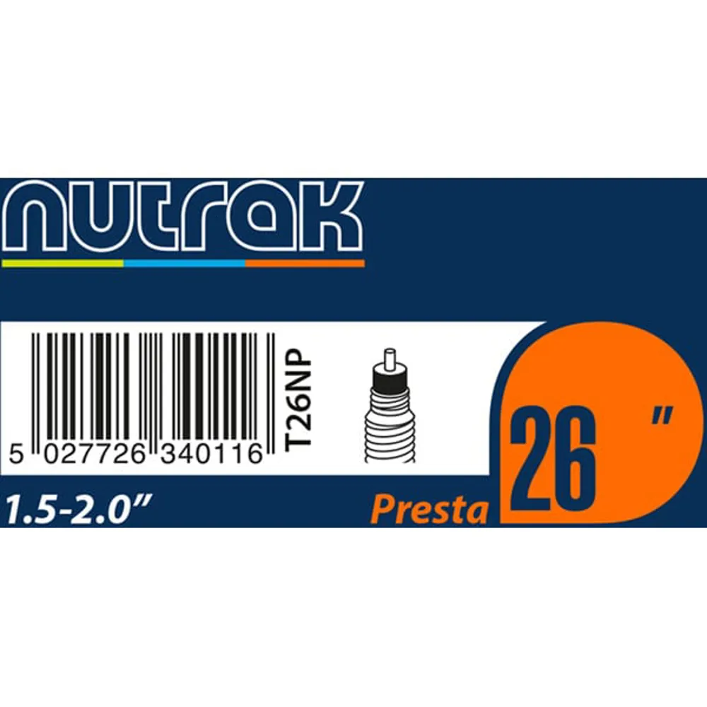 uPRISE Bikes Nutrak Inner Tube - 26 x 1.5 - 2.0 inch - Presta | Price match, 365 day returns, 18-Month Warranty, Finance Available & Free UK Delivery