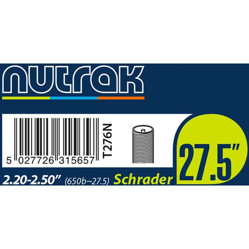 uPRISE Bikes Nutrak Inner Tube - 27.5 x 2.2 - 2.5 inch - Schrader | Price match, 365 day returns, 18-Month Warranty, Finance Available & Free UK Delivery