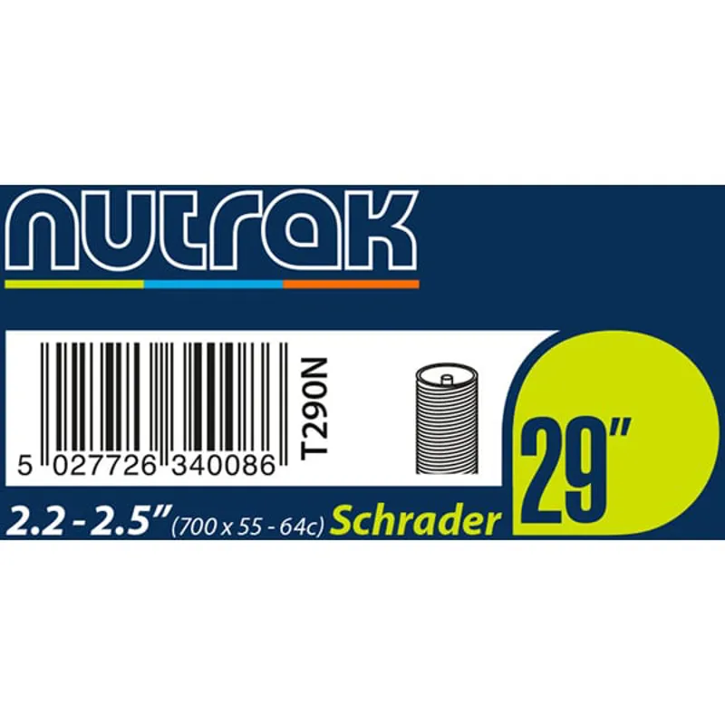 Nutrak Inner Tube - 29 x 2.2 - 2.5 inch - Schrader