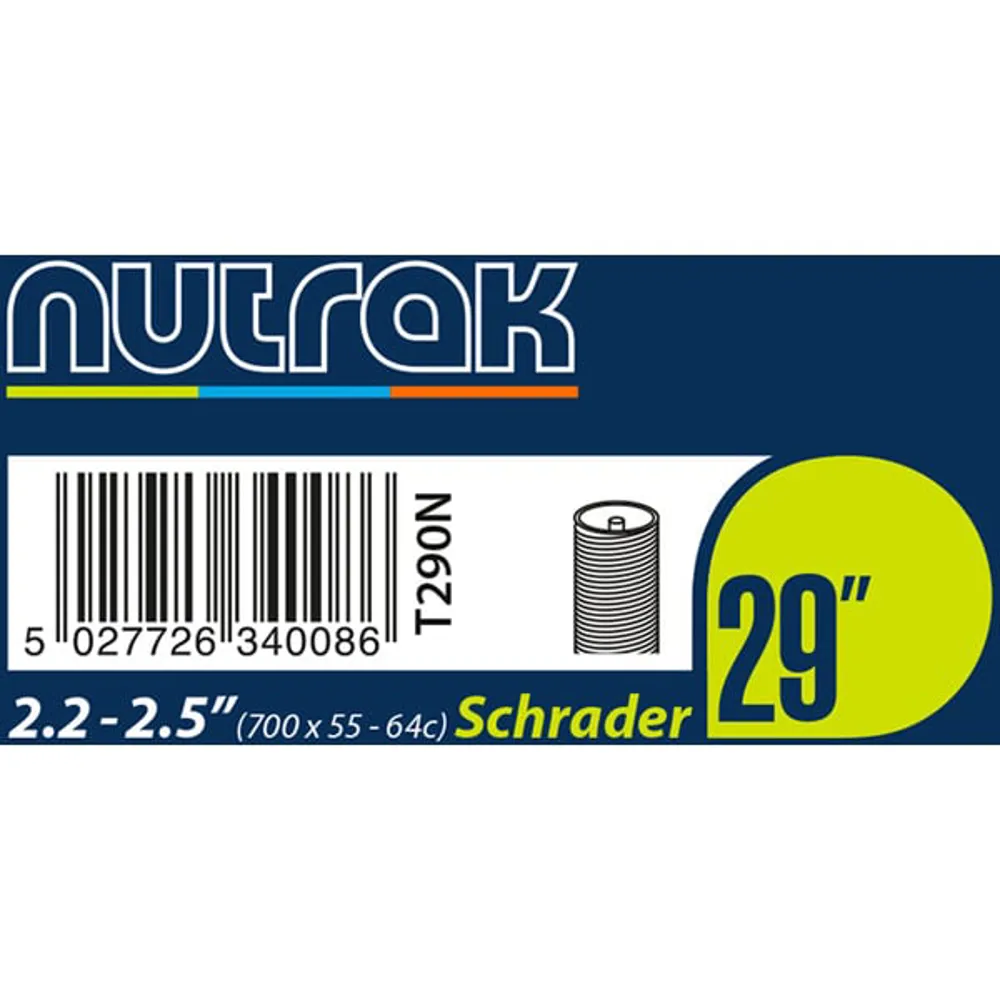 uPRISE Bikes Nutrak Inner Tube - 29 x 2.2 - 2.5 inch - Schrader | Price match, 365 day returns, 18-Month Warranty, Finance Available & Free UK Delivery
