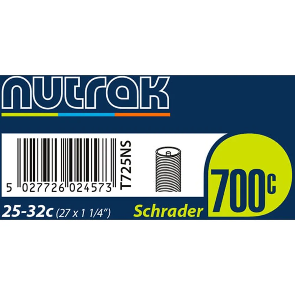uPRISE Bikes Nutrak Inner Tube - 700 x 25 - 32c - Schrader | Price match, 365 day returns, 18-Month Warranty, Finance Available & Free UK Delivery