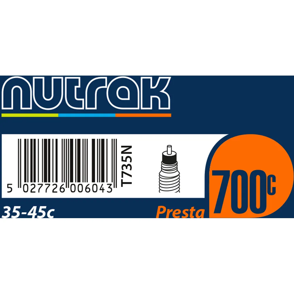 uPRISE Bikes Nutrak Inner Tube - 700 x 35 - 45c - Presta | Price match, 365 day return s, 18-Month Warranty, Finance Available & Free UK Delivery