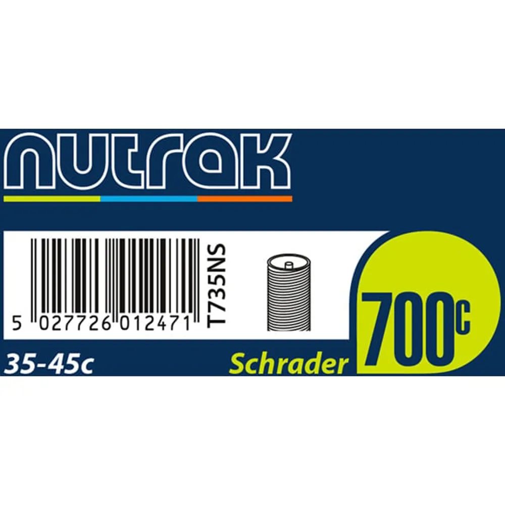 uPRISE Bikes Nutrak Inner Tube - 700 x 35-45c - Schrader | Price match, 365 day returns, 18-Month Warranty, Finance Available & Free UK Delivery