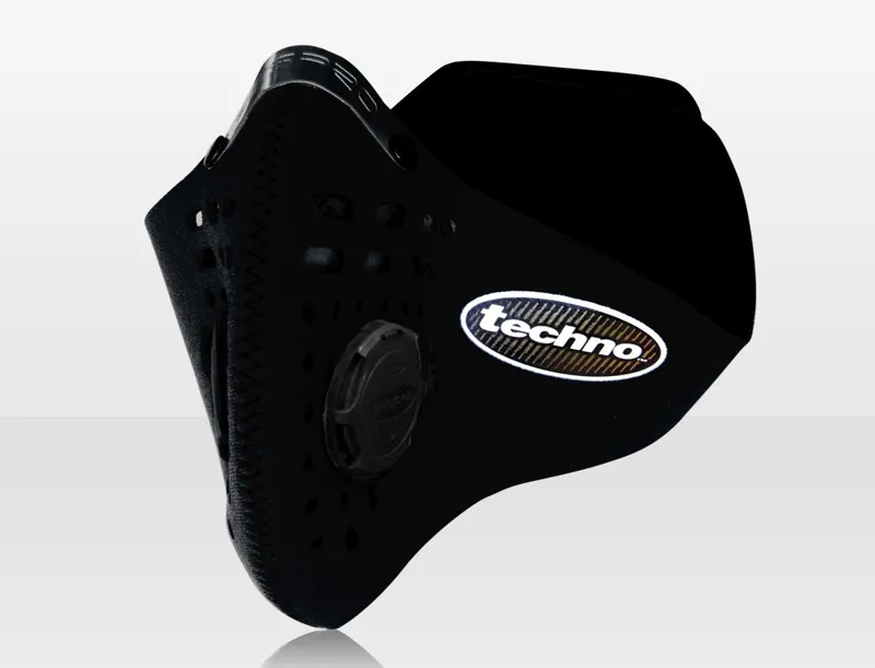 Respro Techno Anti-Pollution Mask - Black