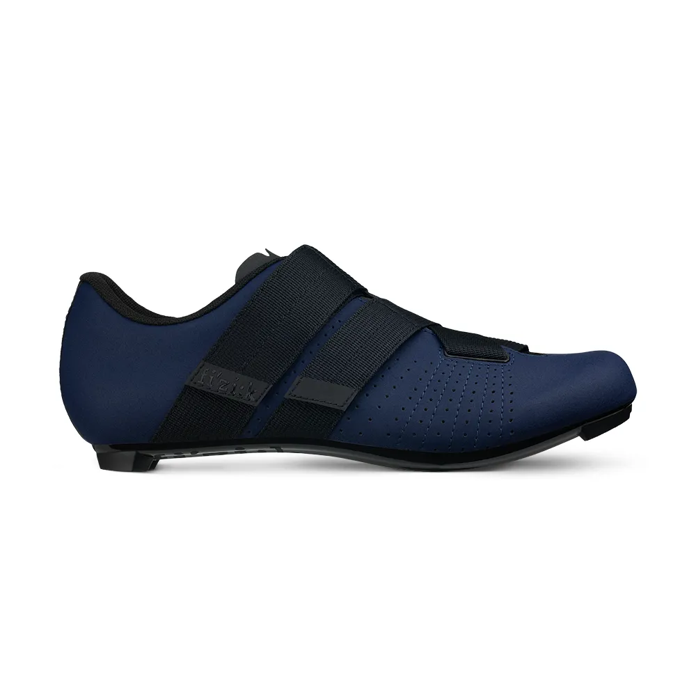 uPRISE Bikes Fizik R5 Tempo Powerstrap Road Shoes - Navy/Black | Price match, 365 day return s, 18-Month Warranty, Finance Available & Free UK Delivery