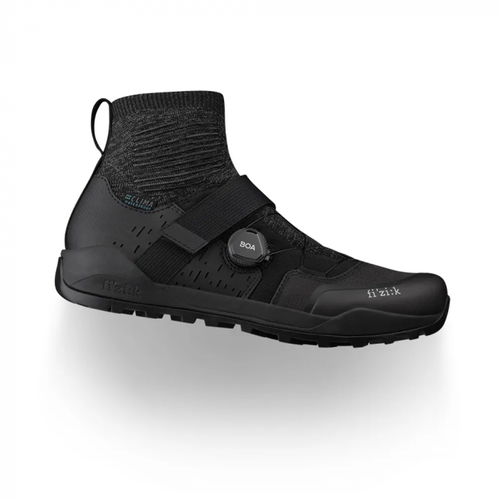 uPRISE Bikes Fizik X2 Terra Clima MTB Shoes - Black/Black - Size 41 | Price match, 365 day return s, 18-Month Warranty, Finance Available & Free UK Delivery