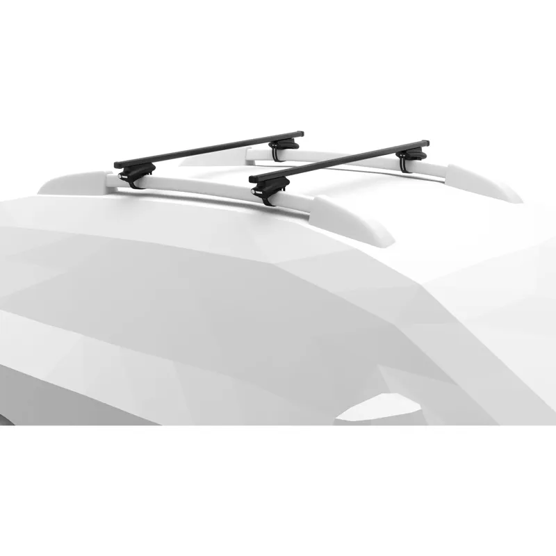 Thule Oversize Rail Roof Bar Foot Pack - Black-3