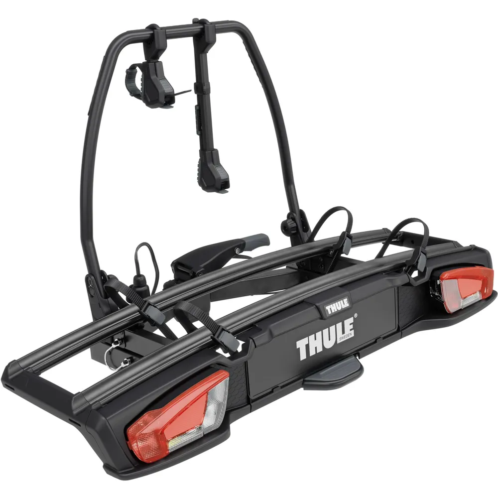 uPRISE Bikes Thule VeloSpace 3  2-Bike 13-Pin Towball Bike Carrier - Black/Silver | Price match, 365 day returns, 18-Month Warranty, Finance Available & Free UK Delivery
