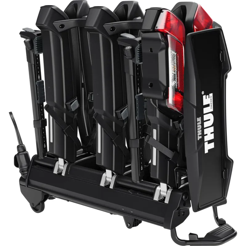 Thule Epos ParkSecure 3-Bike 13-Pin Towball Bike Carrier - Black/Silver-1