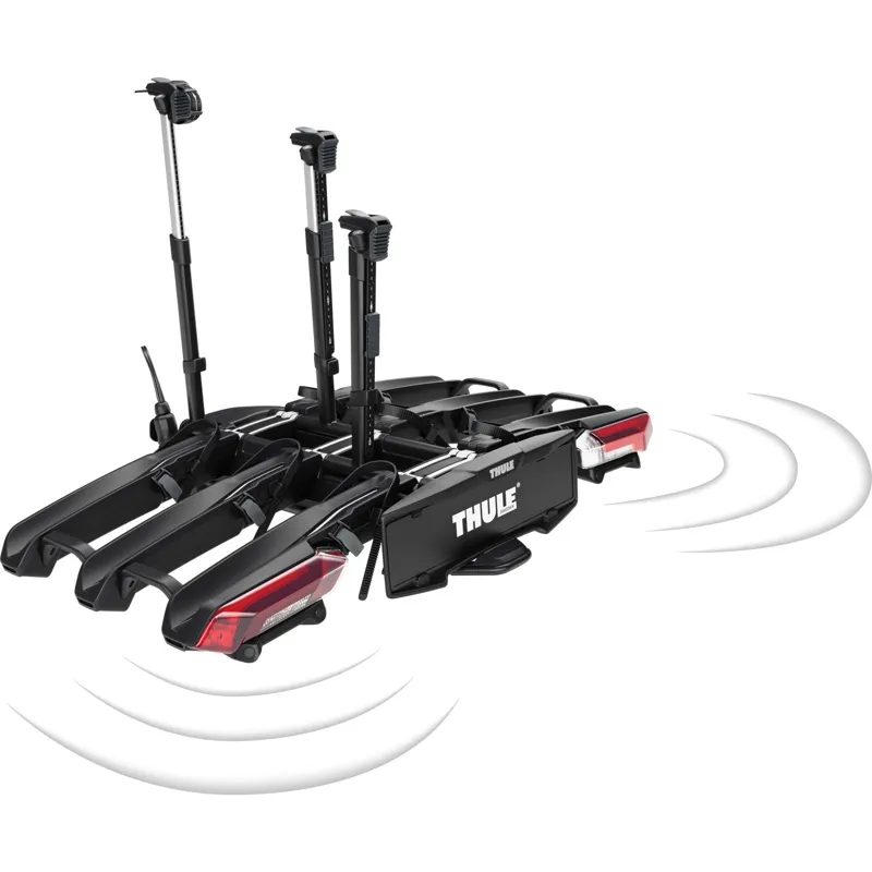 Thule Epos ParkSecure 3-Bike 13-Pin Towball Bike Carrier - Black/Silver-5
