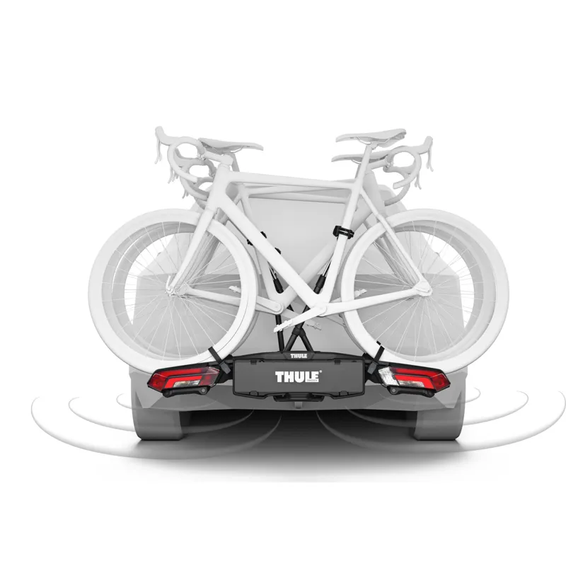 Thule Epos ParkSecure 3-Bike 13-Pin Towball Bike Carrier - Black/Silver-10