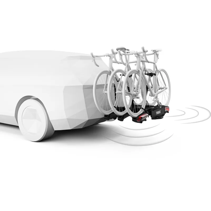 Thule Epos ParkSecure 3-Bike 13-Pin Towball Bike Carrier - Black/Silver-11