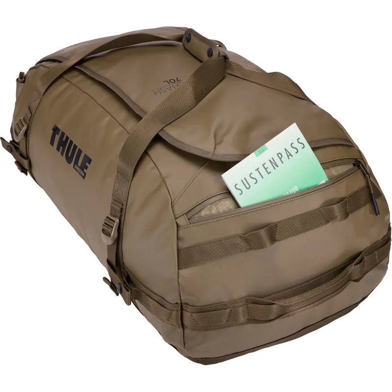 Thule Chasm Recycled Duffle Bag - 70 Litre - Deep Khaki-6