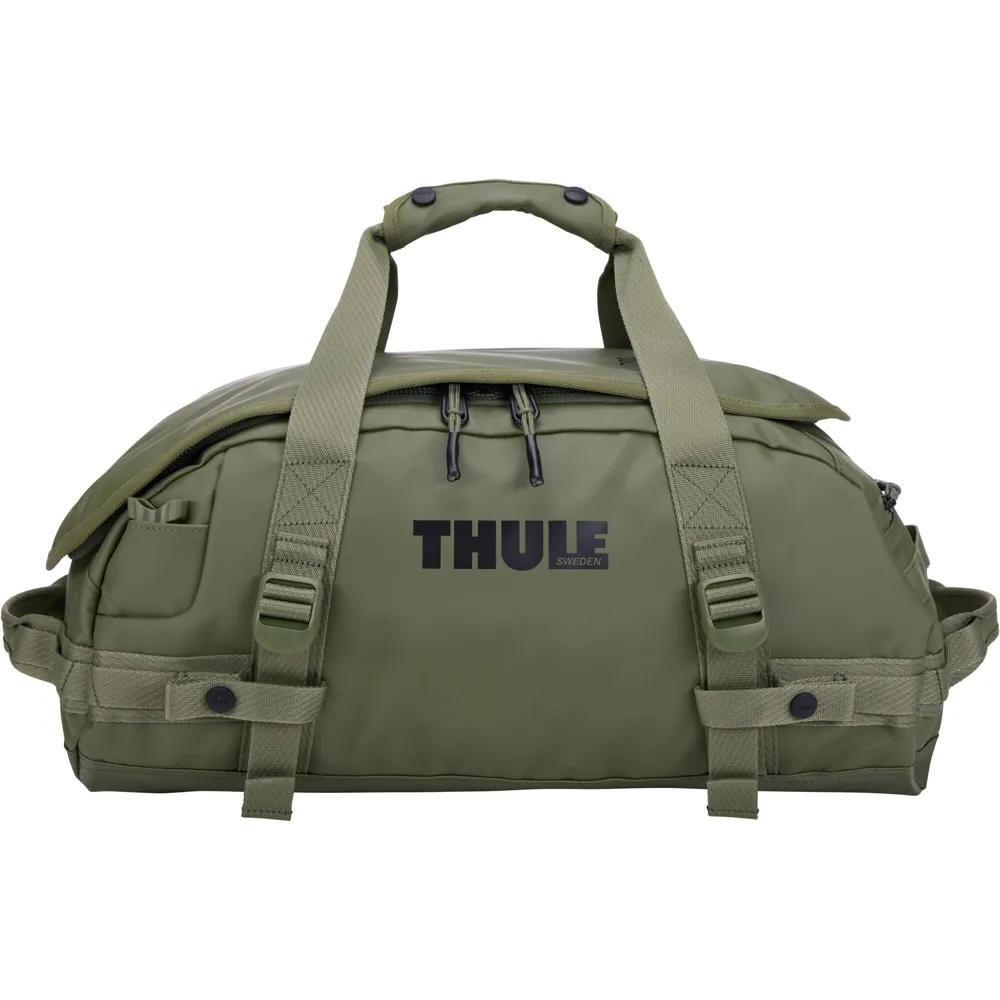 uPRISE Bikes Thule Chasm Recycled Duffel Bag - 30 Litre - Olivine Green | Price match, 365 day returns, 18-Month Warranty, Finance Available & Free UK Delivery