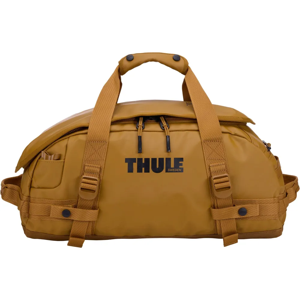uPRISE Bikes Thule Chasm Recycled Duffel Bag - 30 Litre - Golden Brown | Price match, 365 day returns, 18-Month Warranty, Finance Available & Free UK Delivery