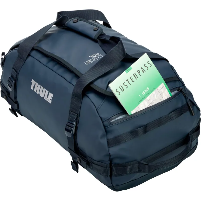 Thule Chasm Recycle Duffle Bag - 40 Litre - Darkest Blue-5
