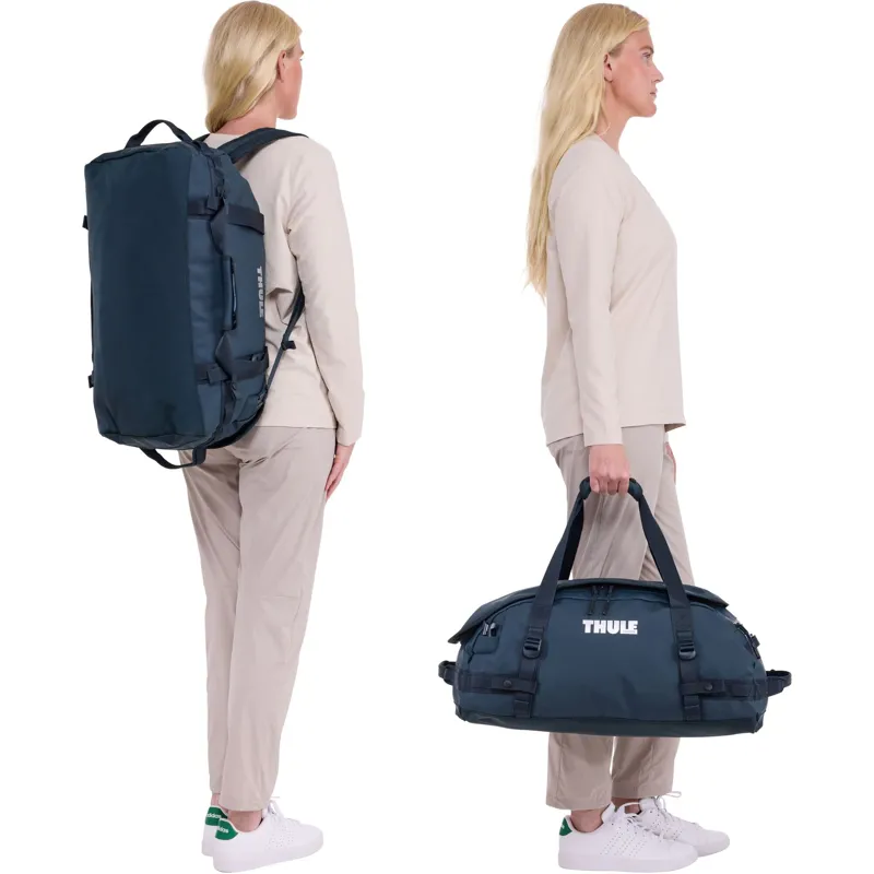 Thule Chasm Recycle Duffle Bag - 40 Litre - Darkest Blue-12