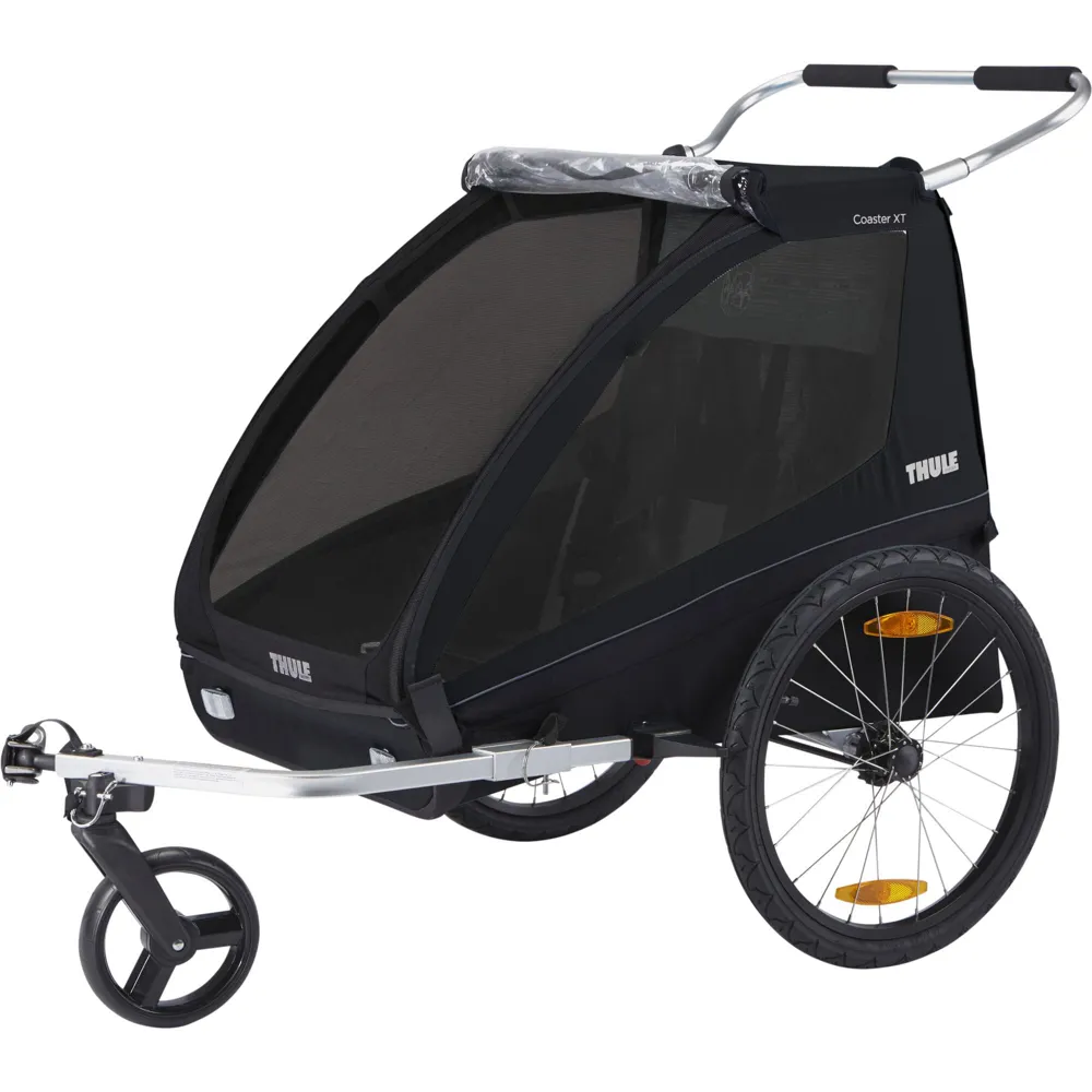 uPRISE Bikes Thule Coaster XT 2-Seat Child Trailer - Black | Price match, 365 day returns, 18-Month Warranty, Finance Available & Free UK Delivery