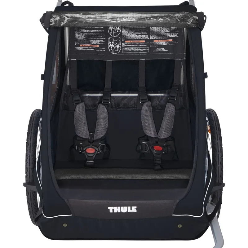 Thule Coaster XT 2-Seat Child Trailer - Black-2