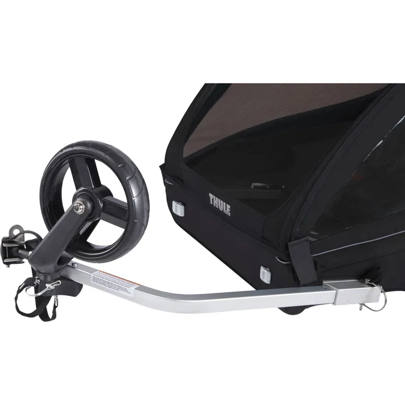 Thule Coaster XT 2-Seat Child Trailer - Black-3