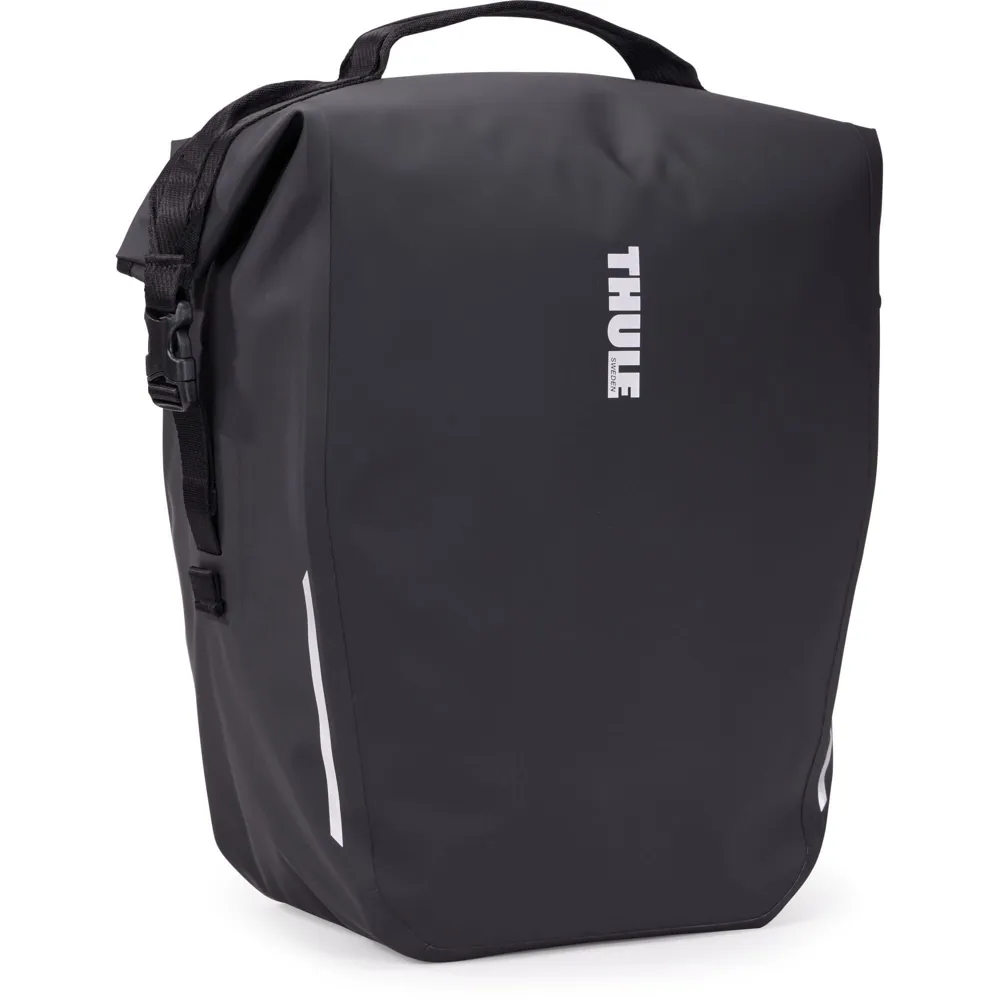 uPRISE Bikes Thule Shield Pannier with InLock - 22 Litre - Black | Price match, 365 day returns, 18-Month Warranty, Finance Available & Free UK Delivery