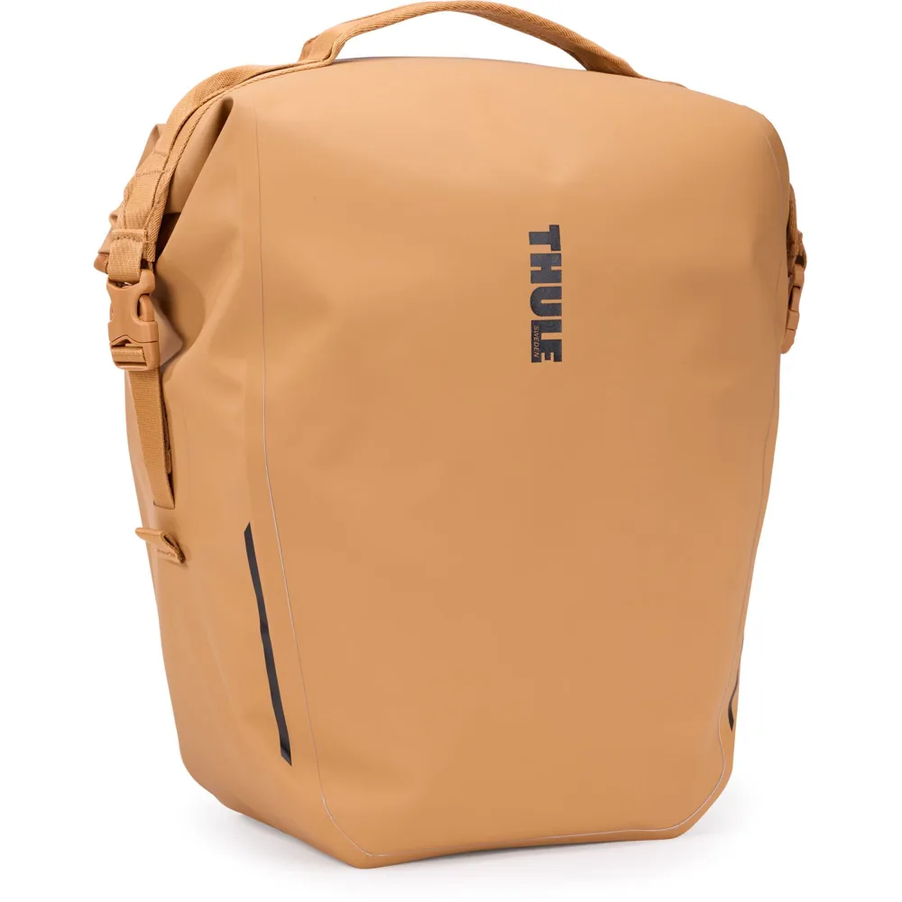 uPRISE Bikes Thule Shield Pannier with InLock - 22 Litre - Dusted Orange | Price match, 365 day returns, 18-Month Warranty, Finance Available & Free UK Delivery