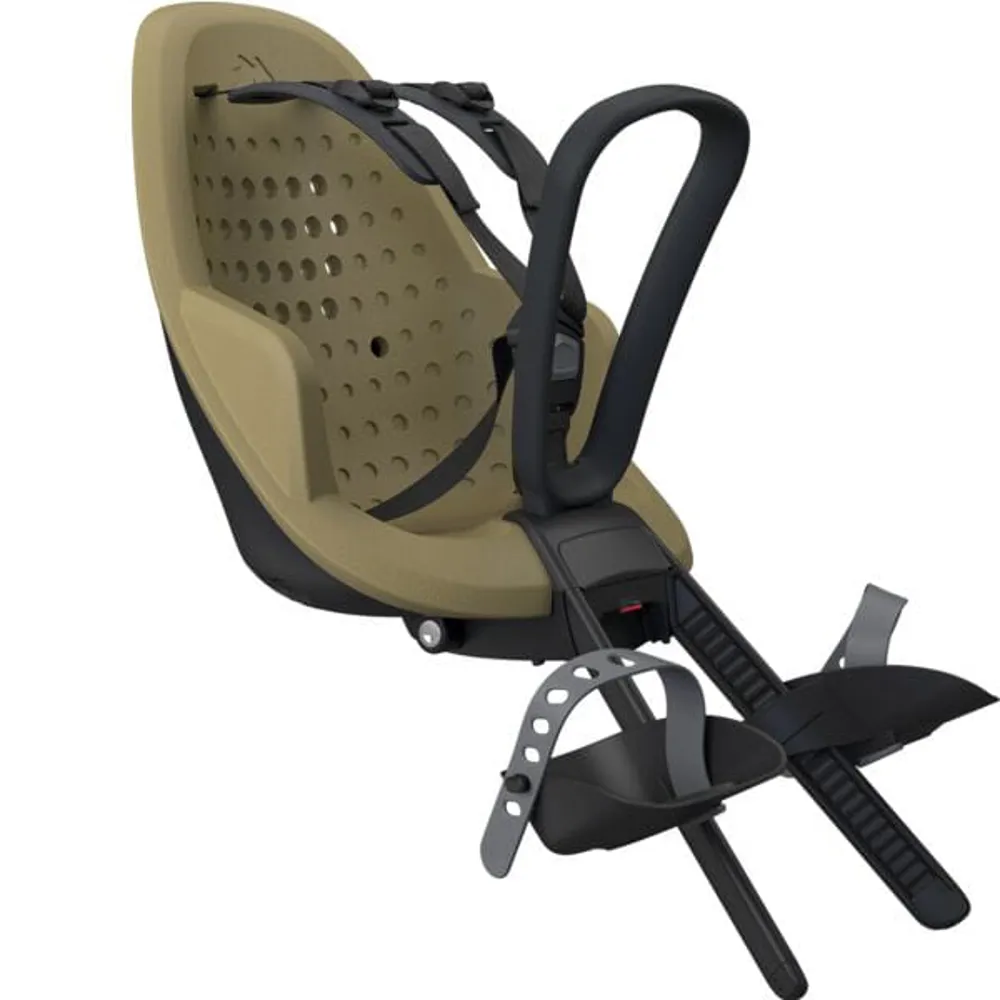 uPRISE Bikes Thule Yepp 2 Mini Stem Mount Front Child Seat - Nutria Green | Price match, 365 day returns, 18-Month Warranty, Finance Available & Free UK Delivery