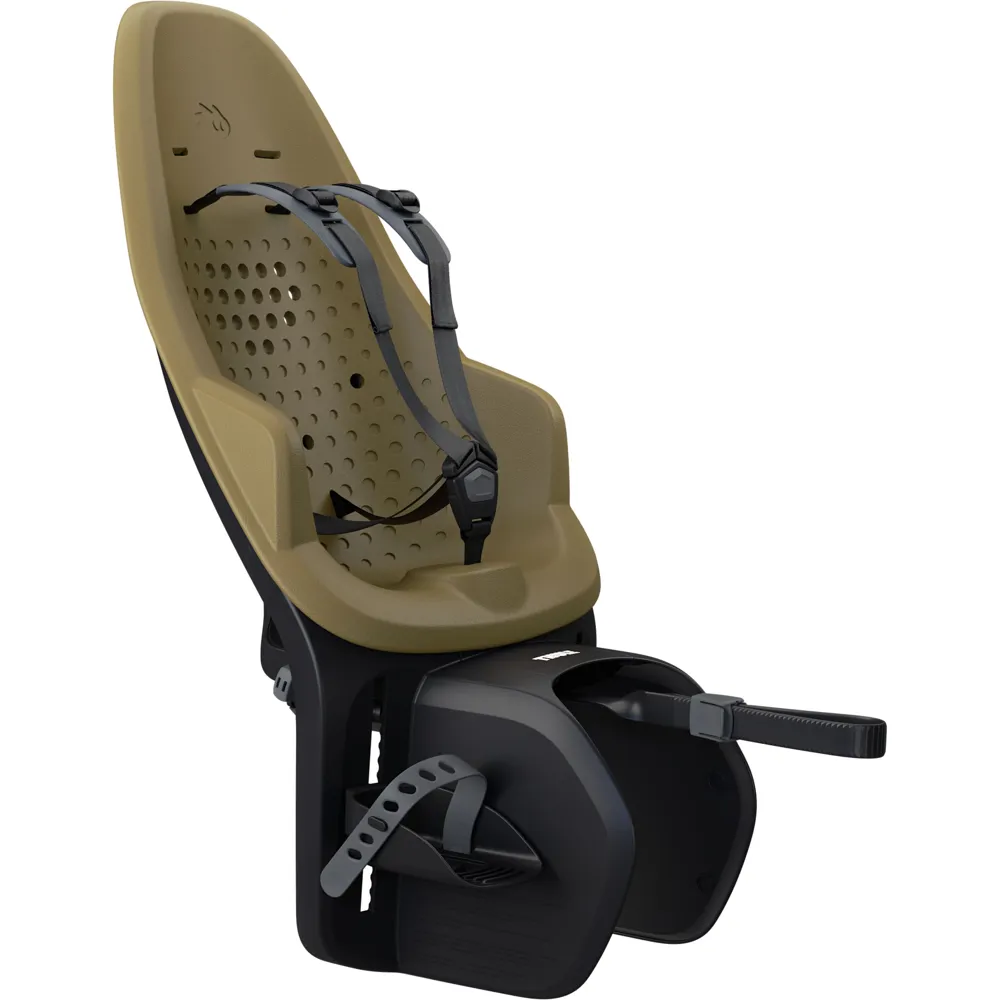 uPRISE Bikes Thule Yepp 2 Maxi Rear Seat Rack Mount Child Seat - Nutria Green | Price match, 365 day returns, 18-Month Warranty, Finance Available & Free UK Delivery