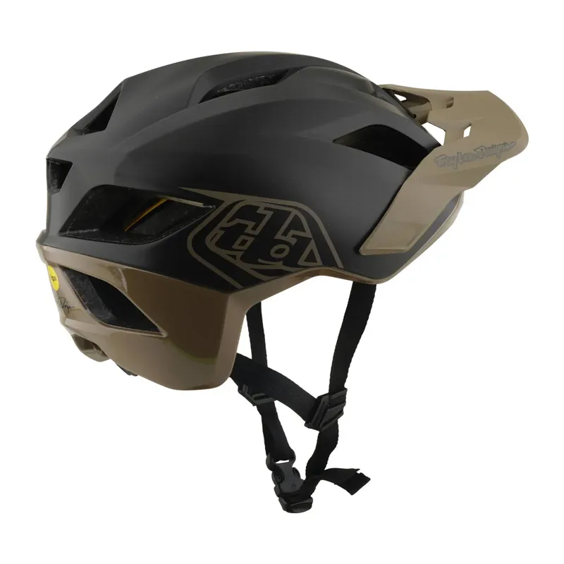Troy Lee Designs Flowline MIPS MTB Helmet - Point Charcoal/Timber-5